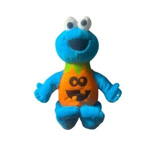 Sesame Street 18” Cookie Monster Plush – Halloween Pumpkin Costume Toy